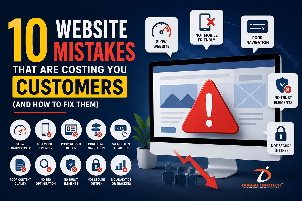 10 Website Mistakes That Are Costing You Customers (And How to Fix Them)