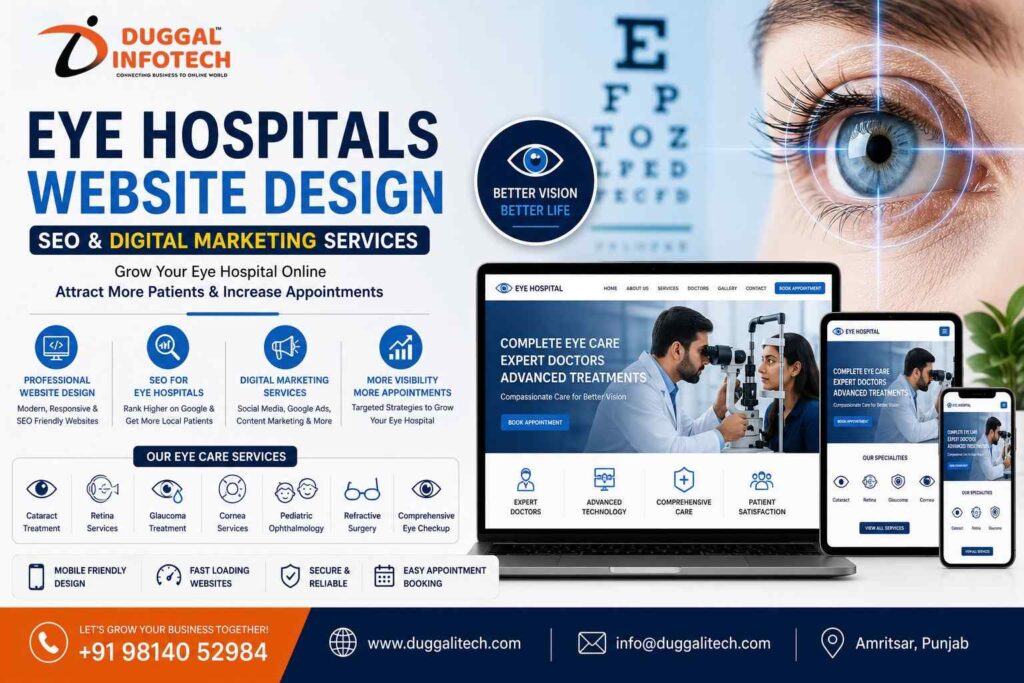 Eye Hospitals Website Design