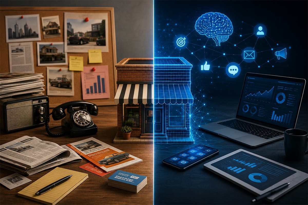 AI Marketing vs. Traditional Marketing: What Actually Changes for a Small Business