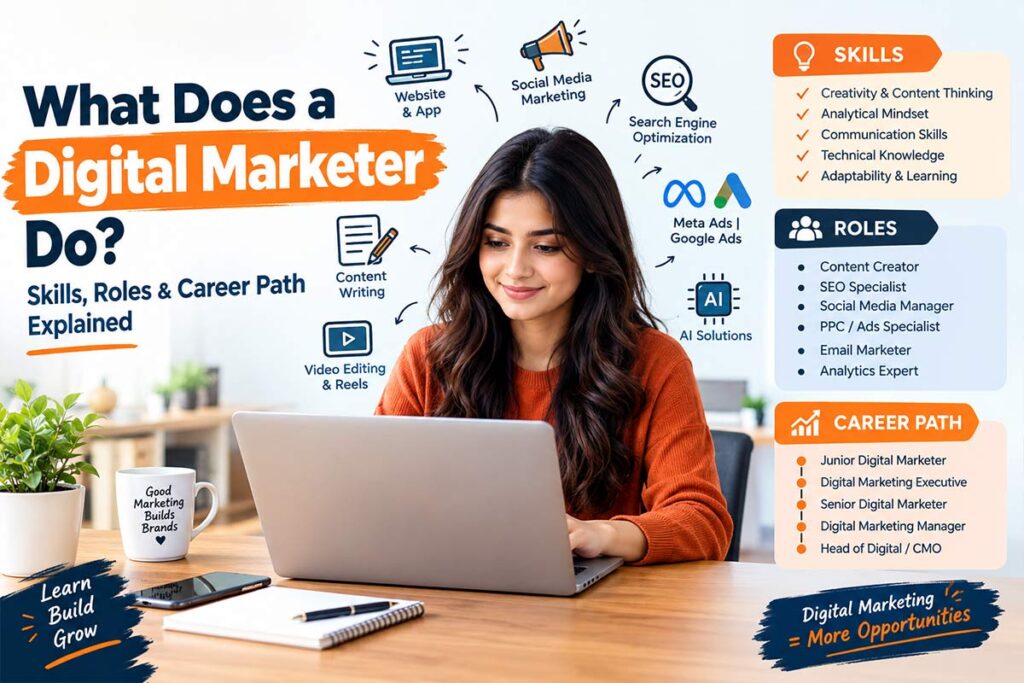What Does a Digital Marketer Do Skills, Roles & Career Path Explained