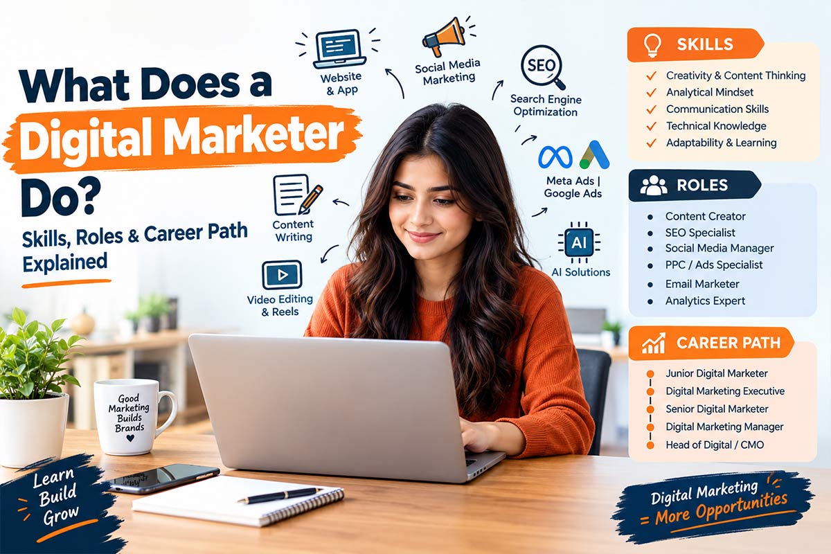 What Does a Digital Marketer Do? Skills, Roles & Career Path Explained