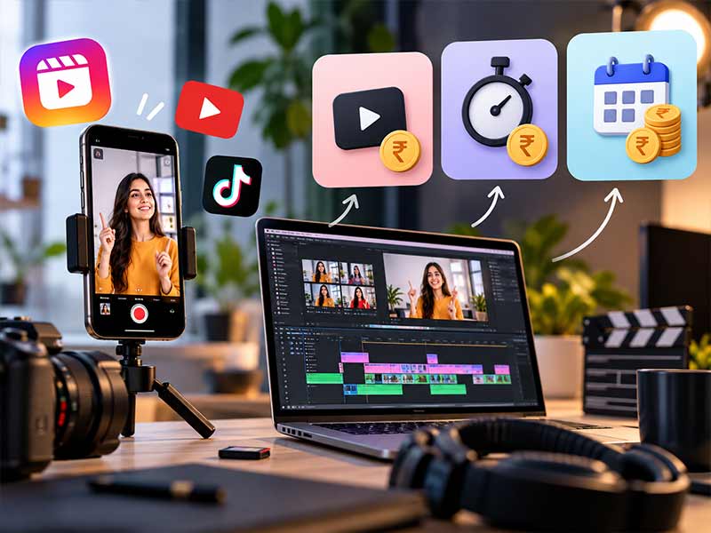 Reels & Video Editing Charges in India: Per Video, Per Minute and Monthly Packages