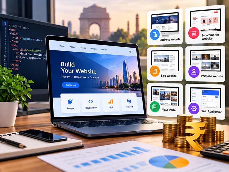 Website Development Cost in India: Price Guide by Website Type